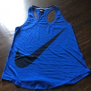 NIKE Blue Workout Tank Top Size Small